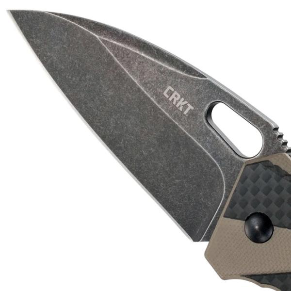 Нож CRKT Heron Black Tan 2440 карманный/ 8Cr13MoV photo 5