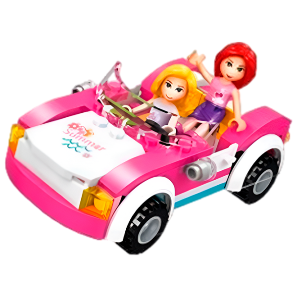 Конструктор Hsanhe 1068020 Самолёт/ Розовый photo 3