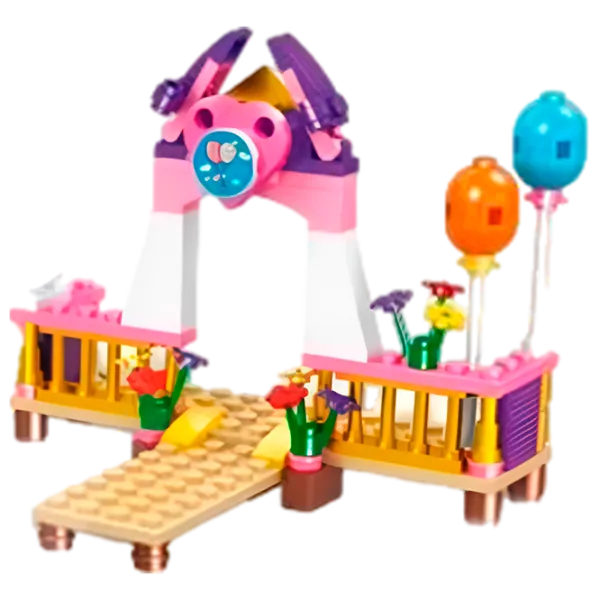 Конструктор Hsanhe 1068020 Самолёт/ Розовый photo 4