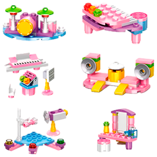 Конструктор Hsanhe 1068019 Фигуры/ Разноцветный photo 3