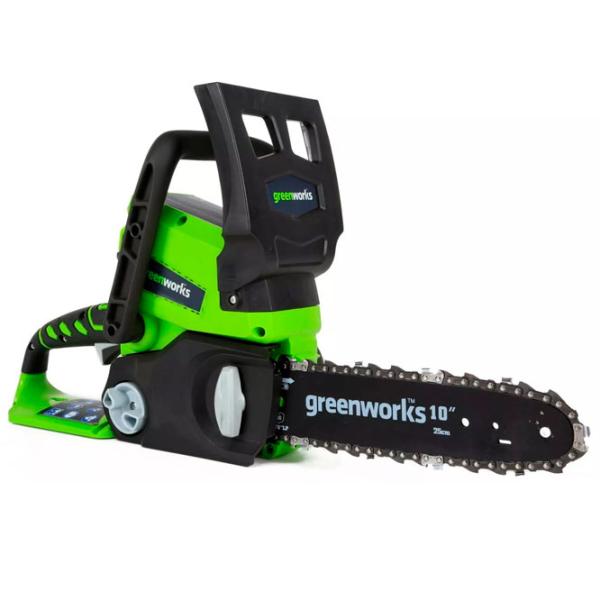 Цепная пила Greenworks G24CS25 аккумуляторный/ Зелёный photo 2