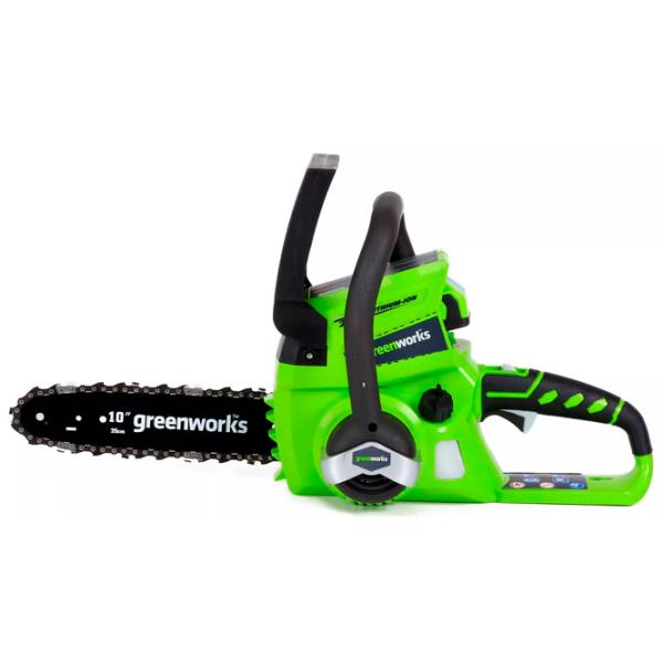 Цепная пила Greenworks G24CS25 аккумуляторный/ Зелёный photo 3