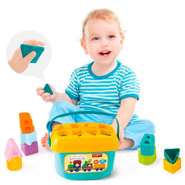 Конструктор Hsanhe Baby's first blocks Фигуры/ Разноцветный photo 3