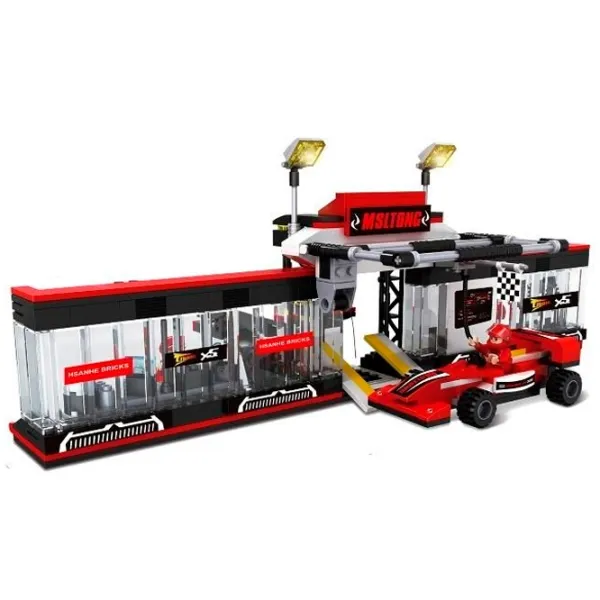 Конструктор Hsanhe Тех Станция F1 Автомобиль/ Разноцветный photo 2