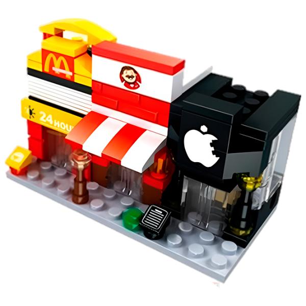 Конструктор Hsanhe 1068015 Городской центр/ Разноцветный photo 3