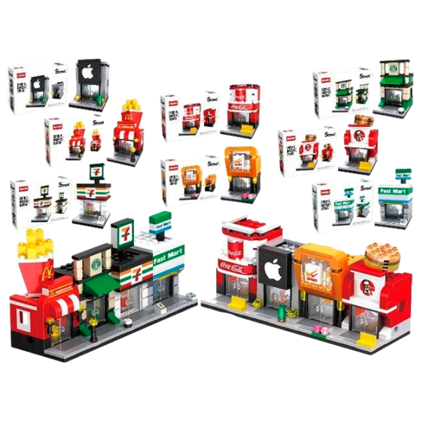 Конструктор Hsanhe 1068016 Городской центр/ Разноцветный photo 2