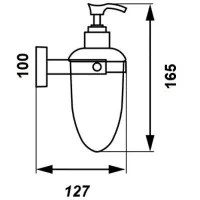 Dozator săpun lichid Ferro Elis 0.2l photo 2