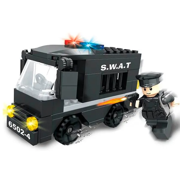 Конструктор Hsanhe 1068027 Полиция/ Черный photo 5