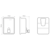 Dozator săpun lichid Bemeta 105109020 0.5l photo 2