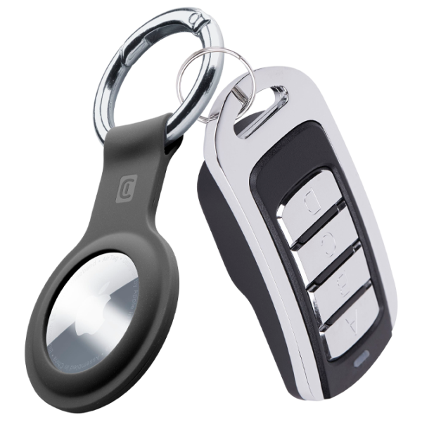 Husă pentru smart tracker Cellularline Key Ring Silver photo 3