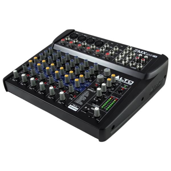 Миксер Aналоговый Alto ZMX122FX активный / 20 Гц - 20 кГц / Черный photo 2
