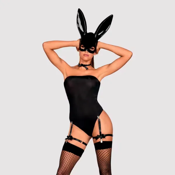 Комплект нижнего белья Cottelli Bunny Costume (S/ M) Черный photo 2