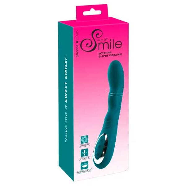 Вибратор Sweet Smile Rotating G-Spot Бирюзовый photo 6 Вибратор Sweet Smile Rotating G-Spot Бирюзовый photo 6