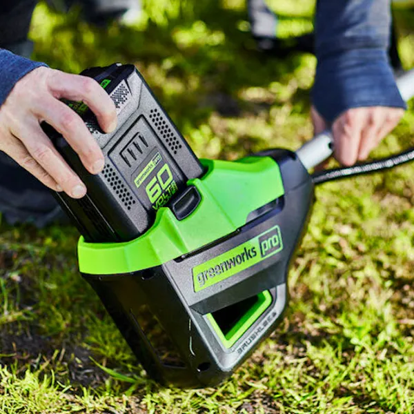Триммер для травы Greenworks GD60BCB аккумуляторный/ Зелёный photo 3