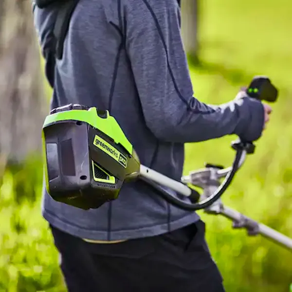 Триммер для травы Greenworks GD60BCB аккумуляторный/ Зелёный photo 4