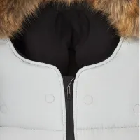 Husă pentru picioare Anex FW02 Blană artificială, poliester/ Light Gray photo 3