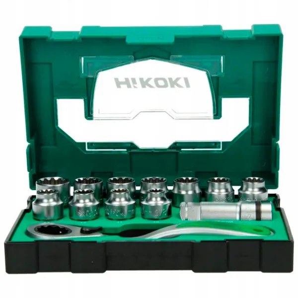 Набор головок торцевых Hikoki 40030033 Количество в наборе: 13 шт. photo 2