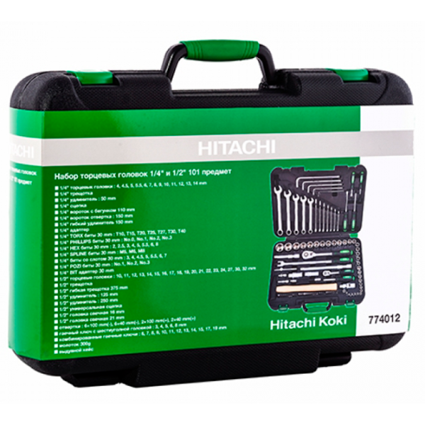 Набор инструментов Hikoki 774012 Количество в наборе: 101 шт. photo 2