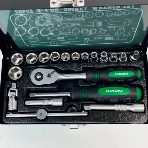 Набор инструментов Hikoki 774009 Количество в наборе: 20 шт. photo 4
