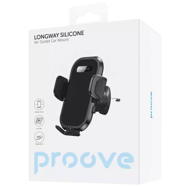 Держатель телефона Proove Longway Silicone Черный photo 4