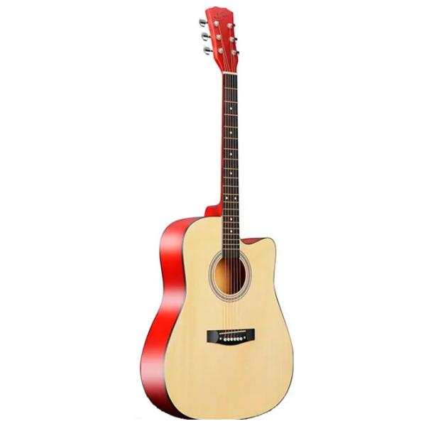 Chitară acustică Enjoy Set 3 M4101 NT 4/ 4, Dreadnought, Red photo 2