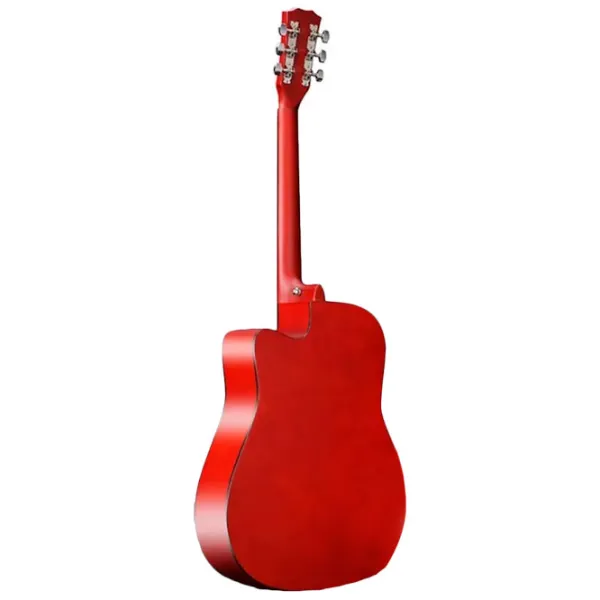 Chitară acustică Enjoy Set 3 M4101 NT 4/ 4, Dreadnought, Red photo 3