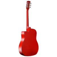 Chitară acustică Enjoy M4101 NT 4/ 4, Dreadnought, Red photo 2