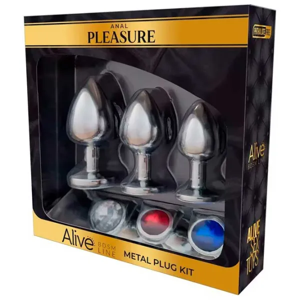 Анальная игрушка Alive Metal Plug Серебристый photo 5