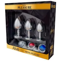 Анальная игрушка Alive Metal Plug Серебристый photo 5