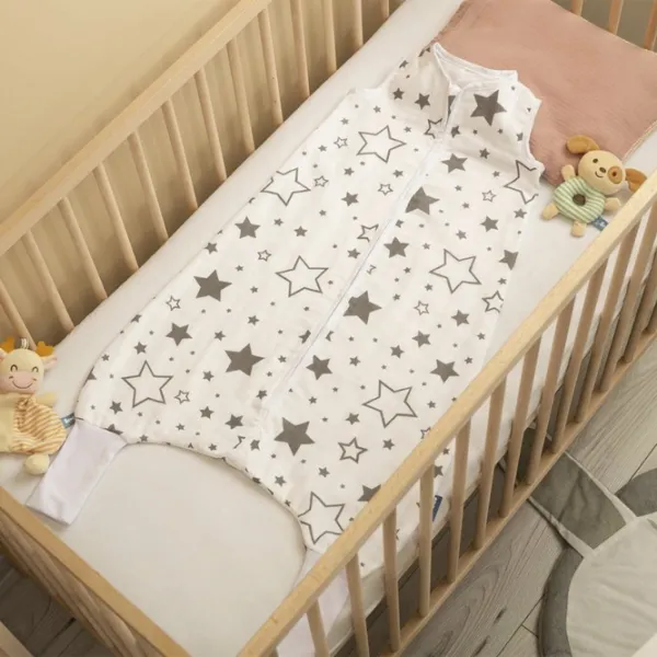 Детское постельное бельё Sensillo Muselina M (43922) Хлопок/ Белый Серый photo 3