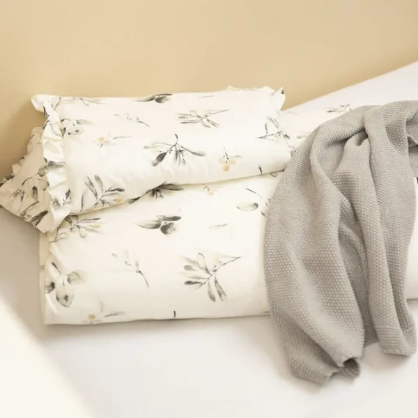 Детское постельное бельё Sensillo Olive (43784 ) Хлопок/ Белый Зелёный photo 4
