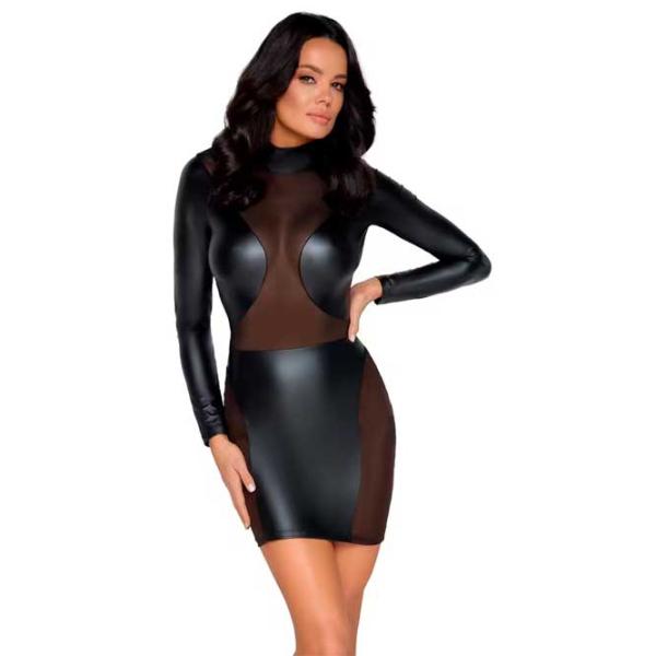 Комплект нижнего белья Cottelli Dress long sleeve (S) Черный photo 2