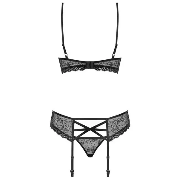 Комплект нижнего белья Obsessive Suspender (S/ M) Черный photo 4 Комплект нижнего белья Obsessive Suspender (S/ M) Черный photo 4