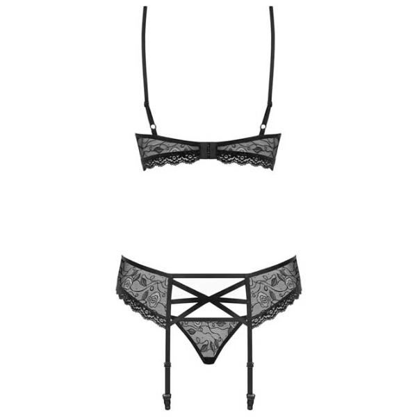 Комплект нижнего белья Obsessive Suspender (S/ M) Черный photo 4 Комплект нижнего белья Obsessive Suspender (S/ M) Черный photo 4