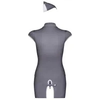 Set lengerie Obsessive Stewardess (S/ M) Gray photo 4