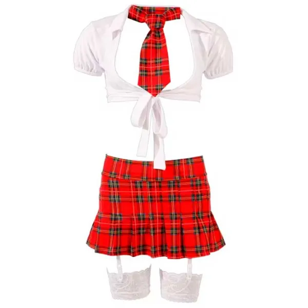 Комплект нижнего белья Cottelli Schoolgirl (S) Красный photo 3