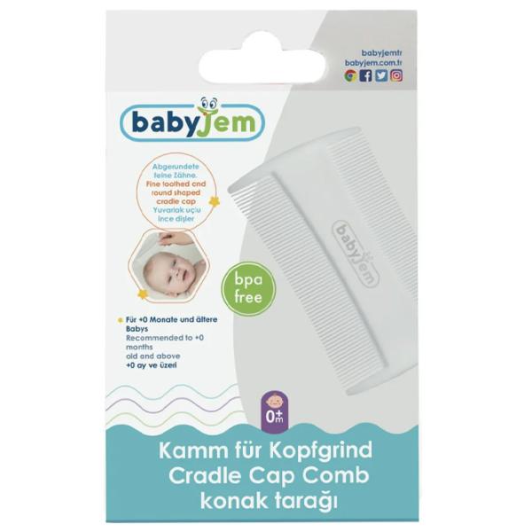 Расческа для детей BabyJem Delicate 0+/ Белый photo 2