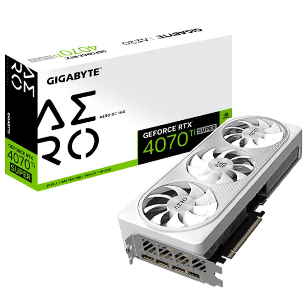 Видеокарта Gigabyte GeForce RTX 4070 Ti SUPER AERO OC PCI Express x16 4.0 / 16 ГБ photo 6