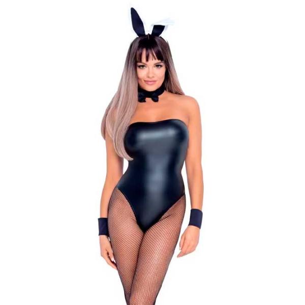 Комплект нижнего белья Cottelli Bunny Body (L) Черный photo 2
