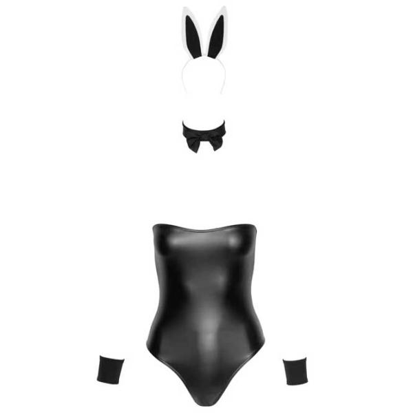 Комплект нижнего белья Cottelli Bunny Body (L) Черный photo 5