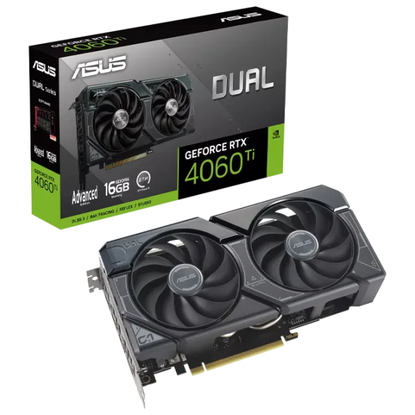 Видеокарта Asus GeForce RTX™ 4060 Ti Dual Advanced Edition PCI Express x8 4.0 / 16 ГБ photo 6 Видеокарта Asus GeForce RTX™ 4060 Ti Dual Advanced Edition PCI Express x8 4.0 / 16 ГБ photo 6