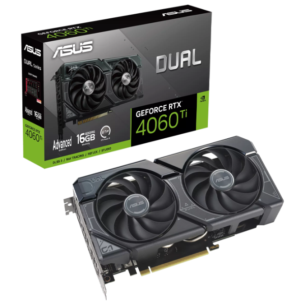 Видеокарта Asus GeForce RTX™ 4060 Ti Dual Advanced Edition PCI Express x8 4.0 / 16 ГБ photo 6 Видеокарта Asus GeForce RTX™ 4060 Ti Dual Advanced Edition PCI Express x8 4.0 / 16 ГБ photo 6