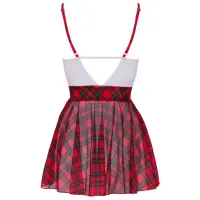 Set lengerie Cottelli Schoolgirl Plaid (L) Red photo 5