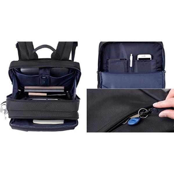 Rucsac pentru laptop Ninetygo Classic Business 15.6"/ Dark Grey photo 7