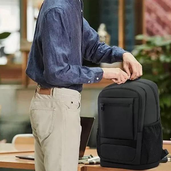 Rucsac pentru laptop Ninetygo Large Capacity Business Travel 15.6"/ Black/ 23 l photo 7