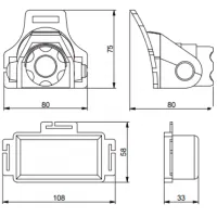 Lanternă GTV LT-LC6WT3-60 Black photo 2
