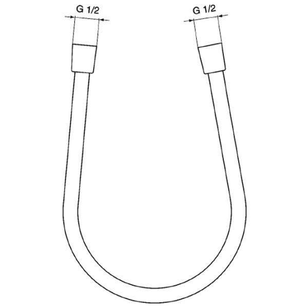 Душевой шланг Ideal Standard IdealRain ABS/ матовая photo 2
