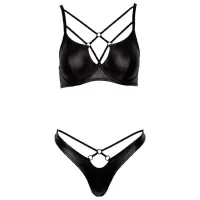 Set lengerie Cottelli Bra Set (75B/ S) Matte black photo 5