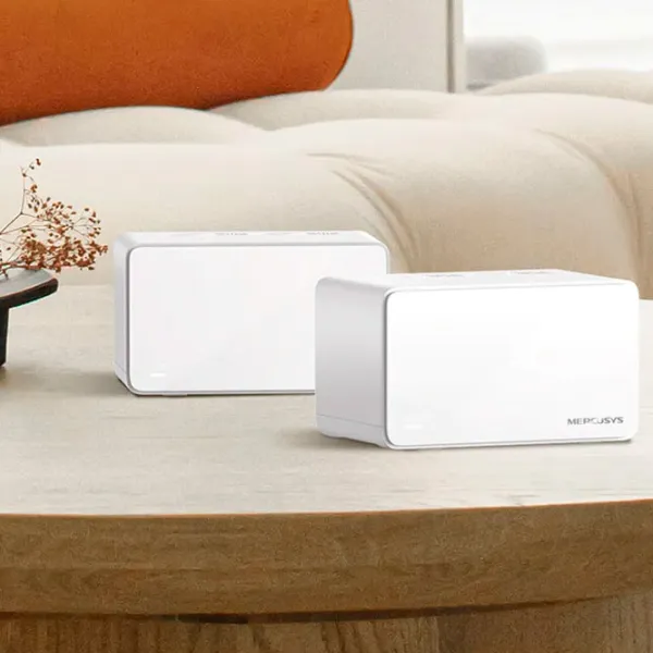 Wi-Fi Router Mercusys Halo H90X(2-pack) 1148 Mbit/ s/ 4804 Mbit/ s/ White photo 5