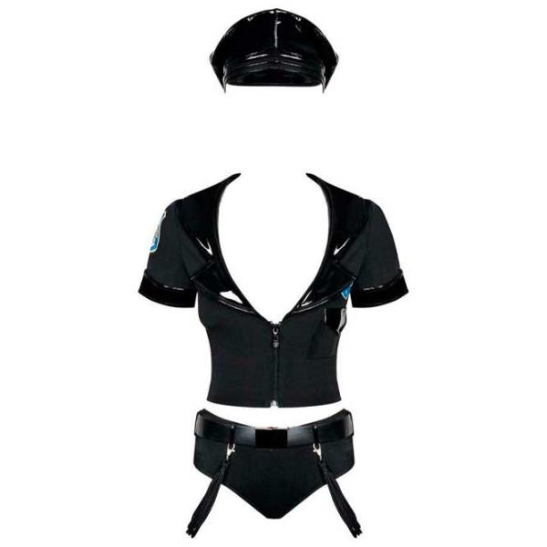 Нижнее белье сюрприз Obsessive Police (S/ M) Черный photo 2